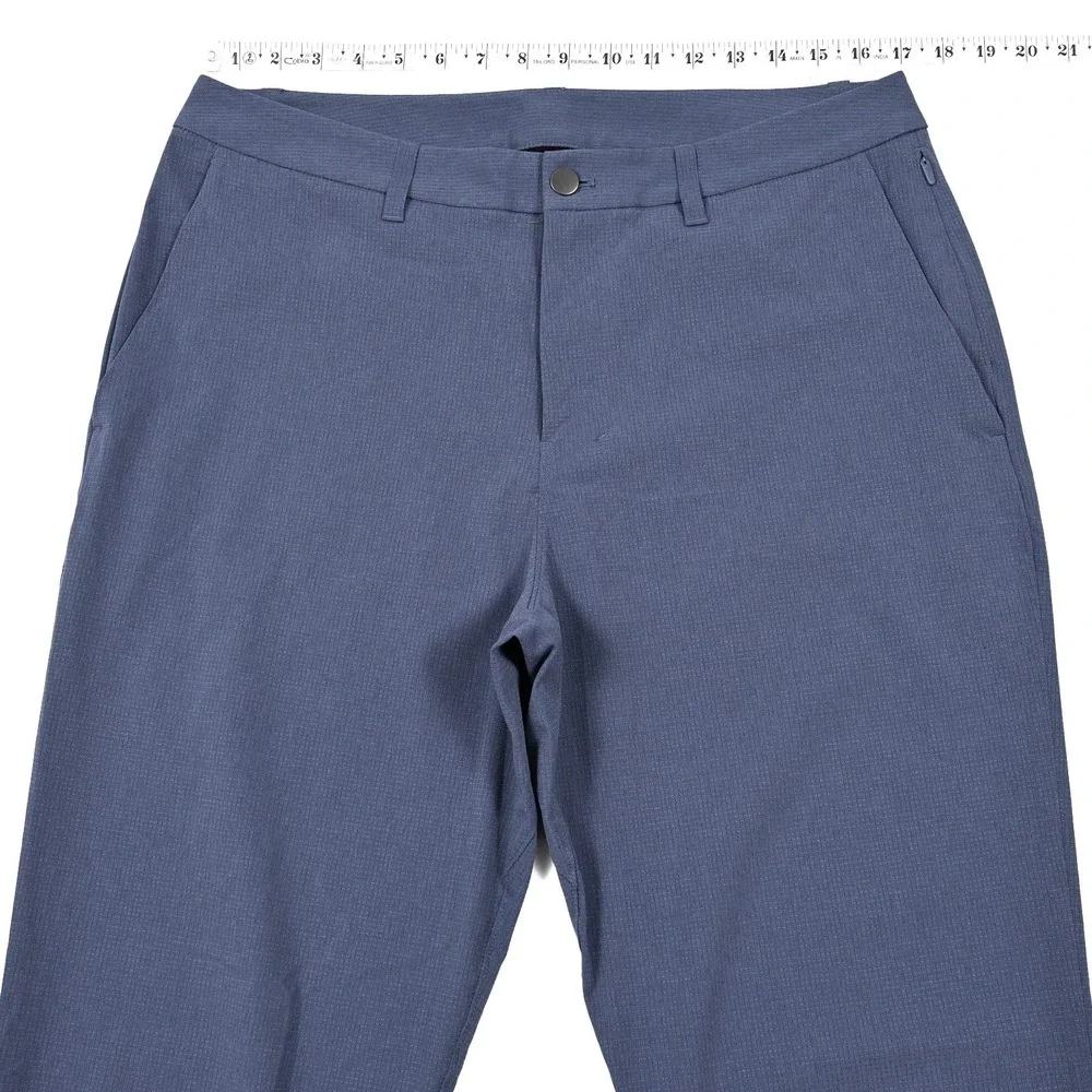 Lululemon Woven Air Pants Mens 34x30 Blue Athleisure Performance Active LM5AXXS‎